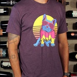 Frenchie print t shirt